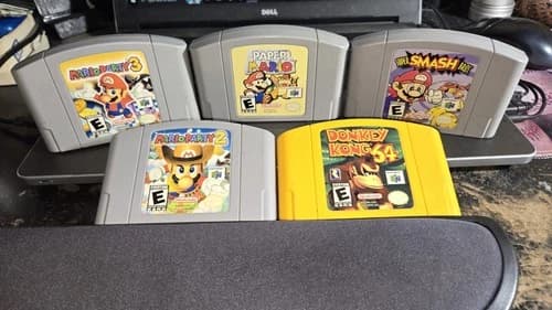 Paper Mario Nintendo 64 N64 Original Game Cartridge Authentic Plus other Mario