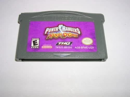 Power Rangers Ninja Storm (Nintendo Game Boy Advance GBA) Original Game