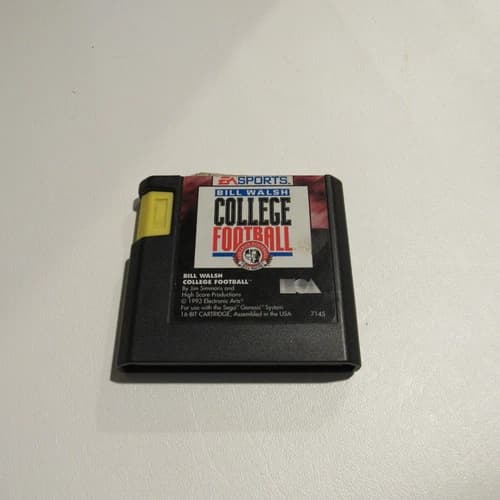 Bill Walsh College Football (Sega Genesis, 1993) EA Sports