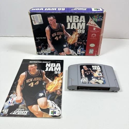 NBA Jam 99 Nintendo 64 N64 Complete With Box And Manual CIB