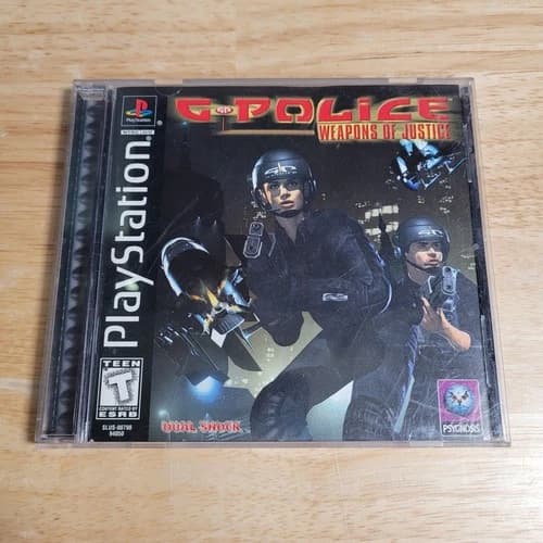 G Police 2 Weapons of Justice PS1 Sony PlayStation 1 – Tested