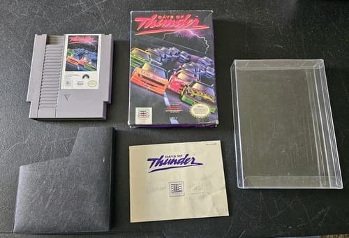 Days of Thunder Nintendo NES Complete in Box CIB