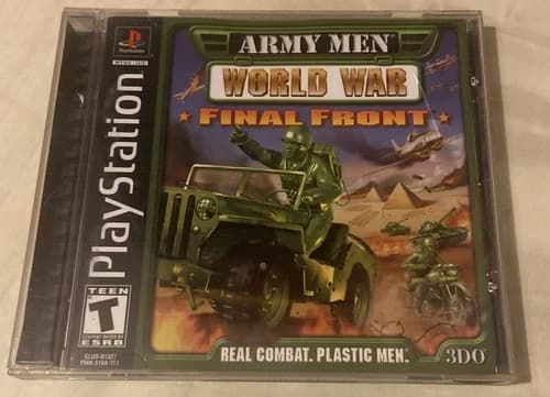 Army Men World War Final Front (Sony PlayStation 1 PS1, 2001) CIB