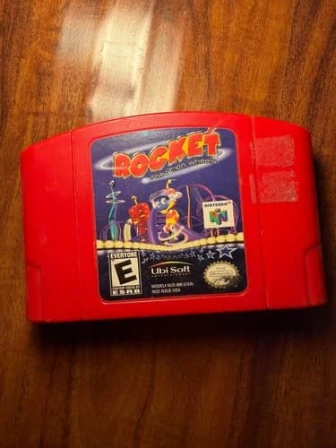 Rocket: Robot on Wheels For Nintendo 64 Loose Tested Authentic N64
