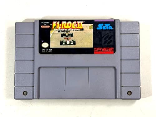 F1 ROC II: Race of Champions (Super Nintendo Entertainment System, 1994) SNES