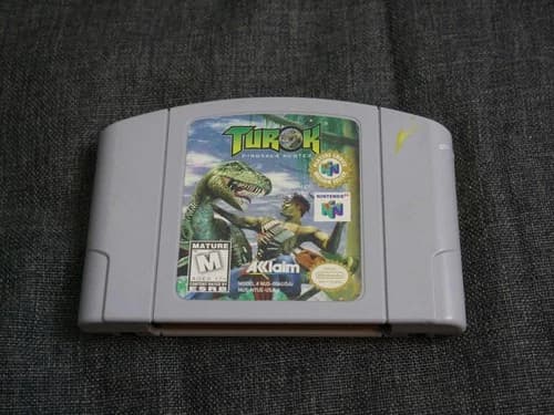 Turok: Dinosaur Hunter (N64) Authentic, Tested*, Cleaned, Cart Only