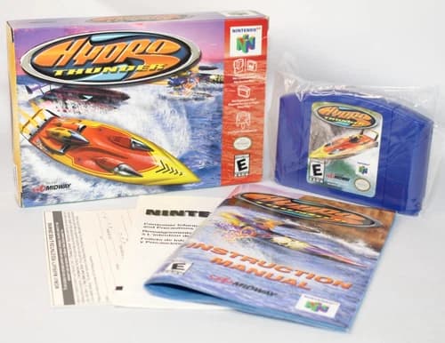 Hydro Thunder N64 Nintendo 64 Complete CIB! Great Condition w/ Reg Card! RARE!