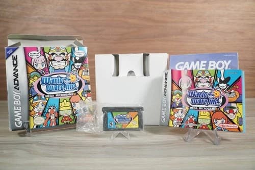 Wario Ware: Mega Microgames (Nintendo Game Boy Advance, GBA) Complete CIB CLEAN!