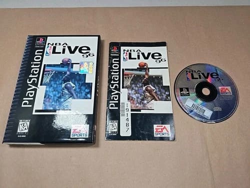 NBA Live 96 (PlayStation 1 Ps1) Long Box Complete