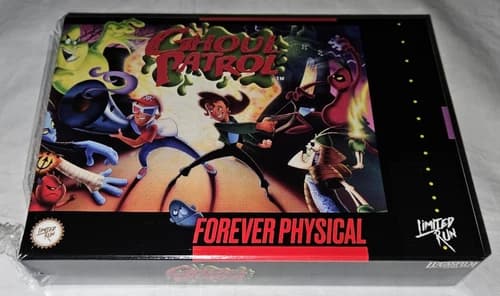 Ghoul Patrol SNES Limited Run Games LRG Complete CIB Grey Cartridge