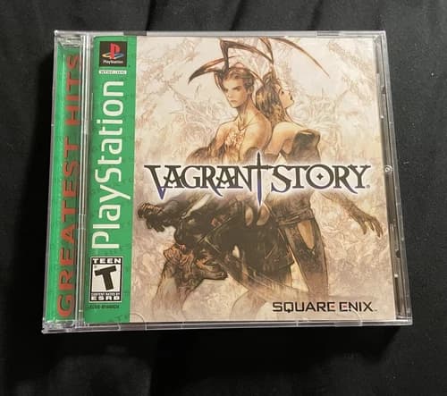 Vagrant Story PS1 Playstation Greatest Hits CIB Complete With Registration Card