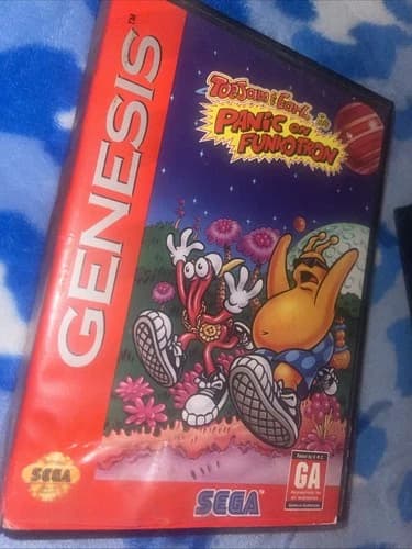 ToeJam and Earl in Panic on Funkotron. SEGA Genesis. Good Condition