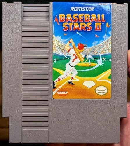 Baseball Stars II NES game cart only. US Seller Tested Working