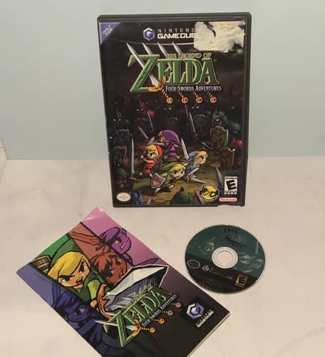 The Legend of Zelda: Four Swords Adventures (GameCube, 2004) Complete Tested