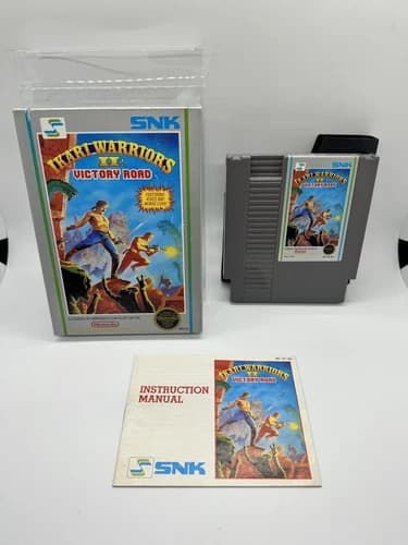 Ikari Warriors II Victory Road (Nintendo, NES 1988) CIB Complete Great Shape!!!