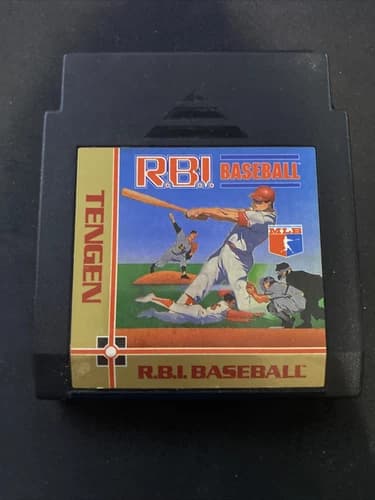 Vintage Nintendo NES RBI baseball by Tengen Works Tested