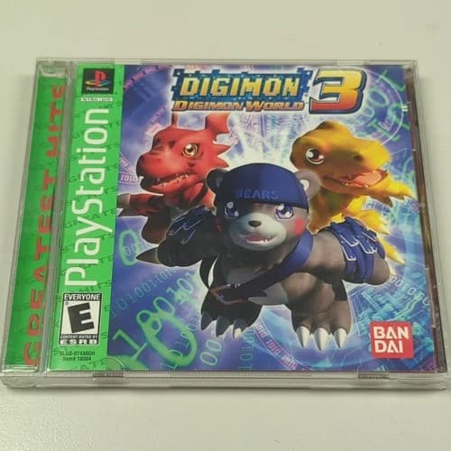 Digimon World 3 (Sony PlayStation 1, 2002) PS1 CIB