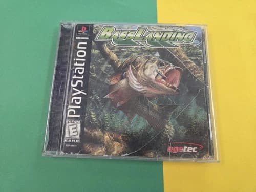 Bass Landing (Sony PlayStation 1, 1999) - PS1 PSOne - Fishing Game
