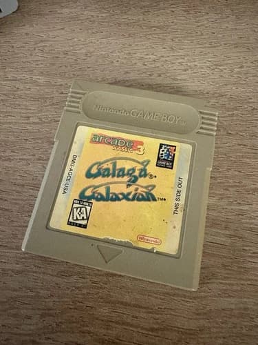 Arcade Classic 3: Galaga and Galaxian (Nintendo GameBoy, 1995)