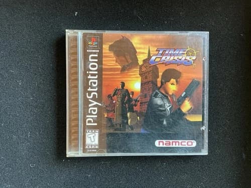 Time Crisis CIB Playstation PS1 Game In Case With Manual Tested