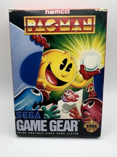 PAC-MAN NAMCO (Sega GameGear, 1990) CIB Complete w/ Manual