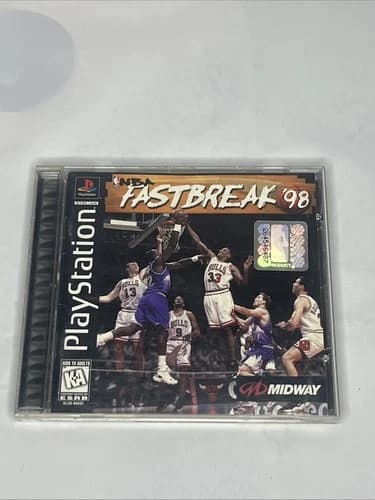 NBA Fastbreak '98 Sony PlayStation 1 PS1 1998 Complete Tested