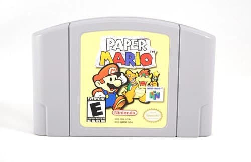 Paper Mario N64 – Authentic and in Excellent Condition - Cartridge Only