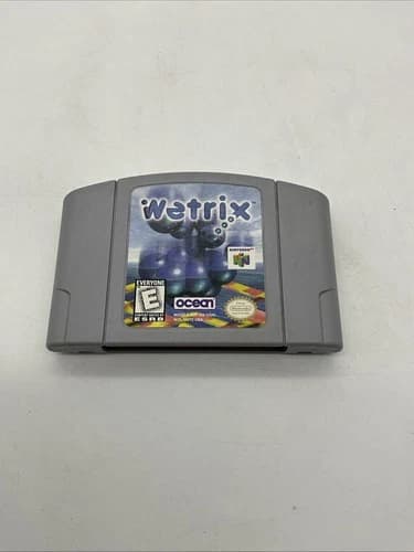 Wetrix (Nintendo 64, N64, 1998) Authentic Cartridge