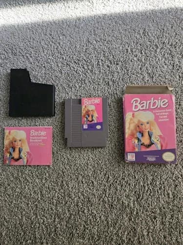 Barbie NES CIB Complete In Box W/ Instructions And Sleeve