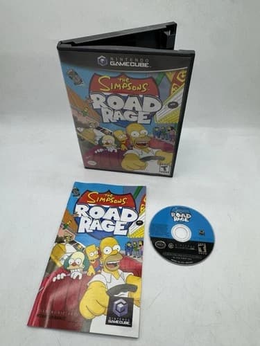 CIB The Simpsons Road Rage Nintendo GameCube.