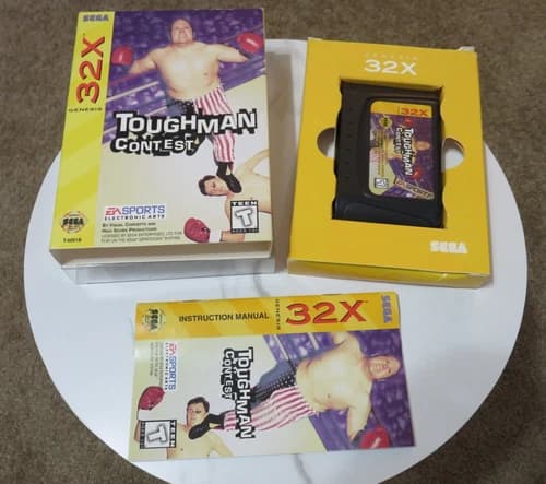 🔥 TOUGHMAN CONTEST - Sega Genesis 32X Complete In Box CIB, Tested Working EA 🔥