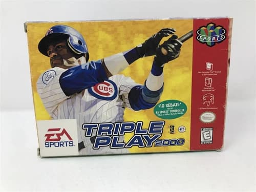 Triple Play 2000 - Nintendo 64 N64 - Complete In Box CIB