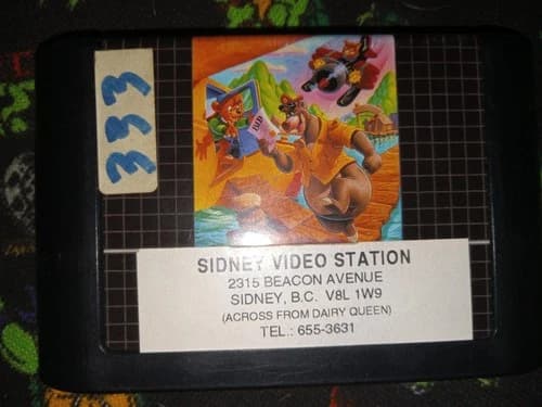 Disney's TaleSpin Sega Genesis