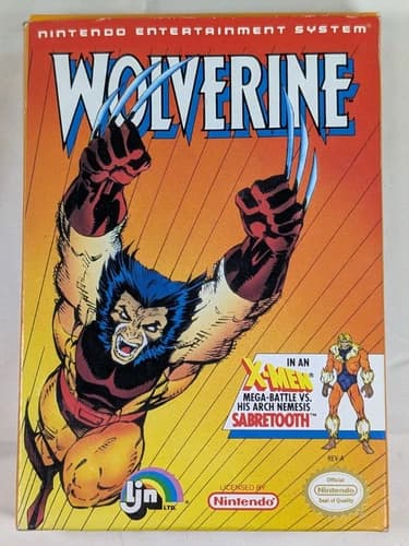 Wolverine (NES 1991) in Box with Manual - Authentic, Tested, CIB