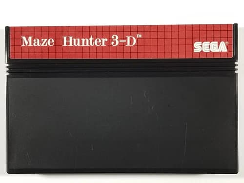 ¤ Maze Hunter 3-D ¤ (Game Cart) Good! Sega Master System Authentic SMS