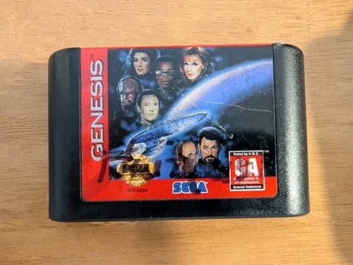 Star Trek: The Next Generation - Echoes From the Past (Sega Genesis, 1994) CART
