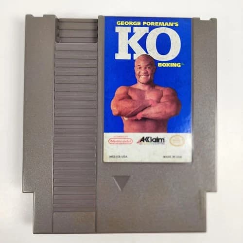 George Foreman's KO Boxing (Nintendo NES, 1992) Cartridge Only