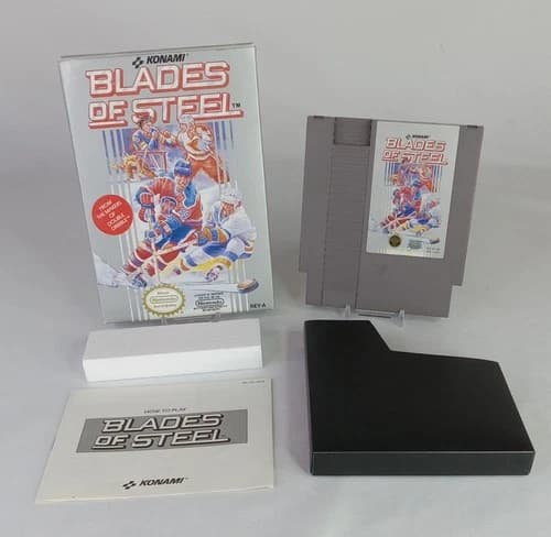 Blades of Steel Nintendo Entertainment System NES CIB Complete in Box Tested