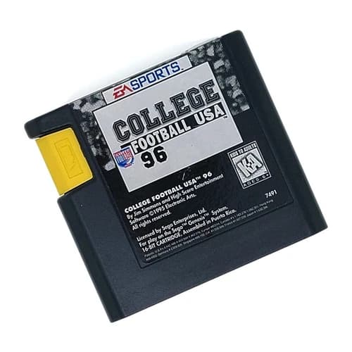 College Football USA 96 (Sega Genesis, 1995) Video Game Cartridge