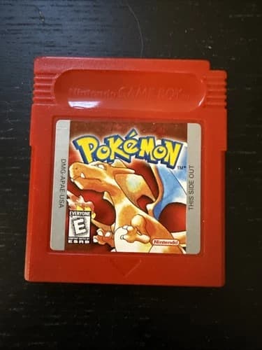 Pokémon Red Version (Nintendo Game Boy, 1999) GBC Authentic - Working Battery