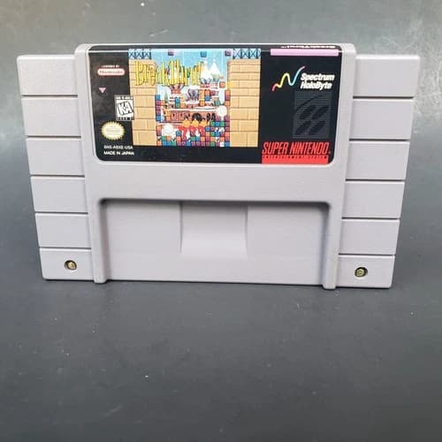 BreakThru! (Super Nintendo Entertainment System SNES 1994) Cartridge Only