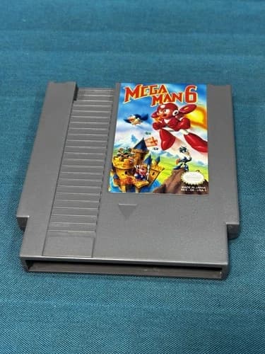 Nintendo Mega Man 6 NES-G6-USA-1 NES Video Game Cartridge Tested