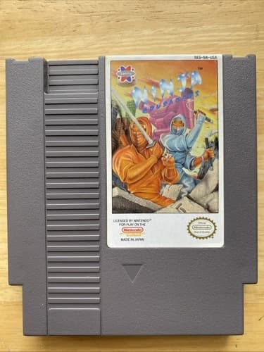 Ninja Crusaders (Nintendo NES) Works Authentic