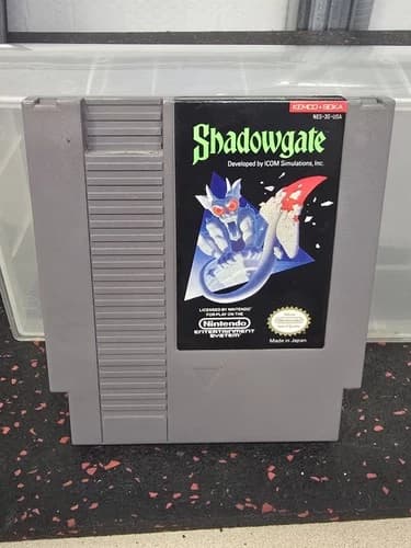 Shadowgate NES Game Cartridge Nintendo * TESTED & AUTHENTIC * SHIPS SAME DAY!