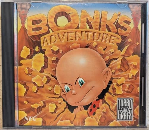 Bonk’s Adventure TurboGrafx-16 CIB Authentic NEC Hudson HuCARD