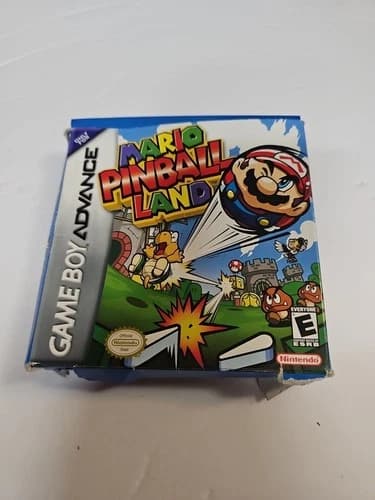 Mario Pinball Land Game Boy Advance GBA Complete
