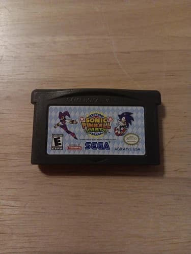 Sonic Pinball Party (Game Boy Advance) Tested Authentic