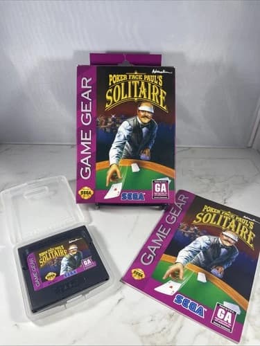 Poker Face Paul's Solitaire - Sega Game Gear - CiB