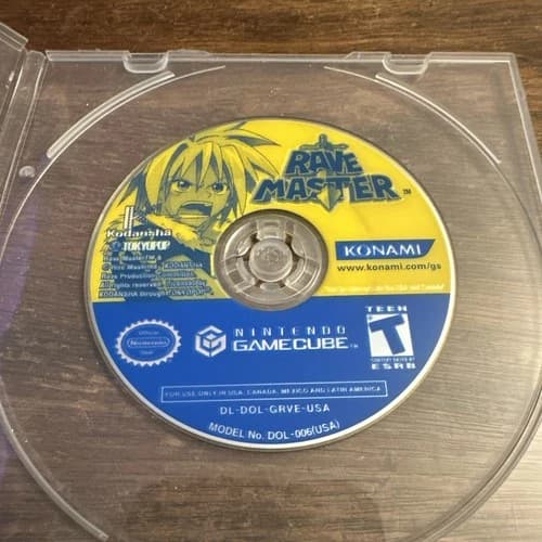 Rave Master (Nintendo Gamecube) Disc Only - Tested - Authentic