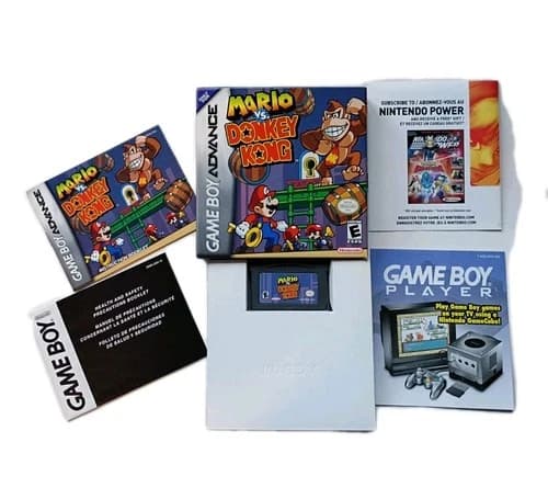 Mario vs. Donkey Kong Nintendo Gameboy Advance GBA Complete in Box CIB